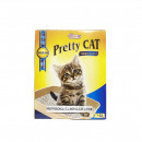 Nisip pentru litiera, Pretty Cat Premium Gold, 6 L