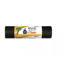Saci menajeri 120 litri LDPE, ultra rezistenti Bee Smart, 10 buc/rola, Negri