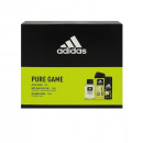Set Caseta Cadou Adidas Pure Game After Shave 50 ml + Body Spray 150 ml + Gel De Dus 3in1