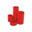 Suport FLARO de birou tubular cu 4 compartimente, diferite culori