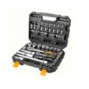 Trusa tubulare de 1/4" & 1/2" Cr-V Tolsen Profesional, 45 piese