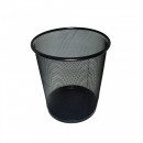 Cos de birou metalic negru 10L Mesh