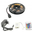 Banda LED RGB Multicolor cu Telecomanda, 5 metri lungime