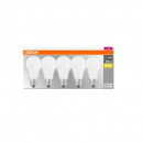 Becuri Led Osram E27 9W 806 lumeni lumina calda 2700K durata de viata 10.000 ore clasa energetica A++, 5 buc/set
