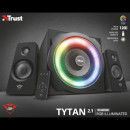 Boxe gaming Trust 2.1 GXT 629 Tytan, iluminare RGB, telecomanda wireless