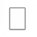 Buzunar magnetic pentru documente A4, cu rama color, 2 buc/set, TARIFOLD - rama argintie