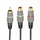 CABLU audio GEMBIRD Splitter stereo RCA M la 2 x RCA F, 20cm