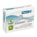 Capse 21/4, RAPID Standard 1000 buc./cutie