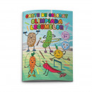 Carte de colorat B5, 16 file, ''Olimpiada Legumelor'' Artpress
