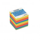 Cub hartie 9x9x9 cm, 700 file - lipite pe o latura, DONAU - culori asortate
