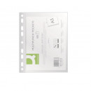Folie protectie documente A5, 100/set, 50 microni Cristal Q-Connect