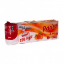 Hartie igienica Pariss, 3 straturi, parfum piersica, 150 foi, 10 role/set