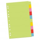 Index din carton 10 cul/set