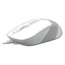 Mouse A4TECH FM10 cu fir USB optic, 1600 dpi, 4 butoane, White
