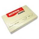 Notes autoadeziv 75 X 50 mm Galben Pal 100 File Kores
