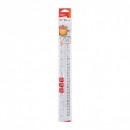 Rigla plastic transparent 30 cm DELI