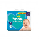 Scutece Pampers Active Baby Giant Pack, nr. 4, 9-14kg, 76buc