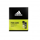 Set cadou Adidas Pure Game: Deodorant, 150 ml + Gel de dus, 250 ml