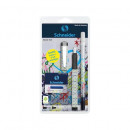 Set Stilou SCHNEIDER Glam - design Sport, Penita Iridium Tip M