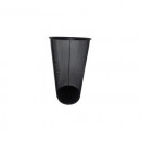 Suport metalic mesh pentru umbrela, 50 x 27 cm, negru