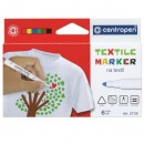 Markere pentru textile 6 culori/set CENTROPEN 2739