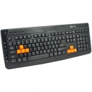 Tastatura Gaming-Multimedia Serioux KB-3300, USB, Negru