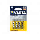 Baterii Varta Superlife Zinc Carbon AA, R6, 4 buc/set