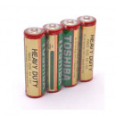 Baterii zinc carbon Toshiba, AA, 4 bucati/set