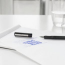 Blister Stilou Scolar Carbon si 6 Cartuse Faber-Castell