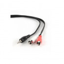 Cablu audio stereo Jack la 2xRCA, 2.5 m, Gembird