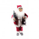 Figurina Mos Craciun care danseaza si canta, 45 cm