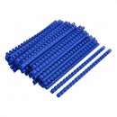Inele Plastic indosariat 8 mm Negre maxim 45 coli, 100 Buc/cutie