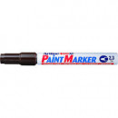 Marker cu vopsea ARTLINE 400XF, corp metalic, varf rotund 2.3mm - maro