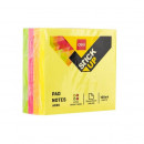 Notes adeziv 76x76 mm, 400 folii, Multicolor Deli