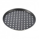 Tava perforata de pizza Vanora 26 X 1.4 cm, otel carbon