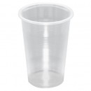 Pahare plastic Transparent Eco Safir 250 ml, 50 buc/set