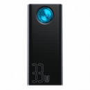 Baterie externa PowerBank Baseus Amblight, 30000 mAh, Quick Charge 3.0, 33W, afisaj LED iluminat