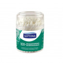 Betisoare de Urechi Septona, Bumbac 100% Biodegradable, 100 Buc/cutie