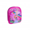 Ghiozdan Gradinit/ Prescolari pentru fete cu 2 fermoare, 34 x 28 x 9 cm