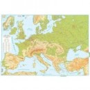 Harta EUROPA fizica 70x50cm AMCO plastifiat