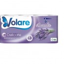Hartie igienica 3 straturi Deluxe 8 role Volare Delicate