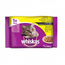 Hrana umeda pentru pisici Whiskas Adult, Selectie de pasare, 4x100g