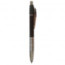 Pix metalic negru cu buton touchscreen, cu mecanism, accesorii metalice si mina tip parker