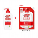 Sapun lichid antibacterian Lifebuoy Total, 250ml + Bonus Rezerva 500ml
