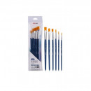 Set de 6 Pensule din lemn (nr. 4, 6, 8) Deli