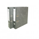 Biblioraft A4, Marmorat margine metalica, 75mm