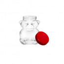 Borcan pet model ursulet cu capac, 575ml