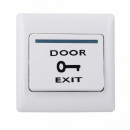 Buton de iesire incastrabil din plastic, fara LED; Iesire contact: NO/NC, tensiune 220V, 300mA, auto reset