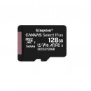 Card de memorie Kingston MicroSD Canvas Select Plus 128GB, Class 10, UHS-I, 100 Mb/s