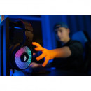 Casti gaming SureFire Harrier 360 surround 7.1 virtual, iluminare RGB, USB